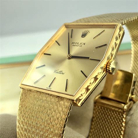 rolex cellini gold 1970|Rolex cellini 18k gold watch.